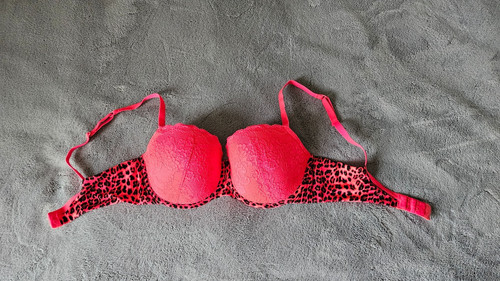 Senza pinky red padded - la, bra