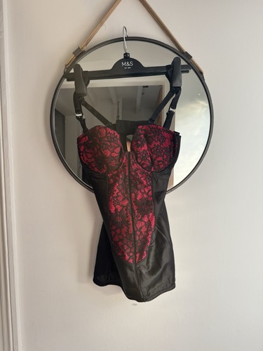 Senza red black satin - la,